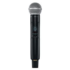 Microfone transmissor Shure SLXD2/SM58 com capsula 1