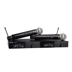 Sistema sem fio Shure SLXD2/SM58 SLXD24D/SM58-G58 microfones 1