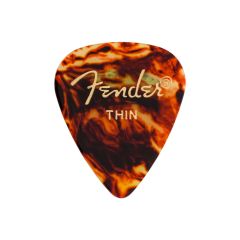 Pack Palheta FENDER 351 SHAPE CLASSIC CELLULOID THIN Tortoise Shell - 06 UNIDADES