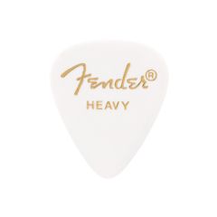 Pack Palheta FENDER 351 SHAPE CLASSIC CELLULOID HEAVY White - 06 UNIDADES