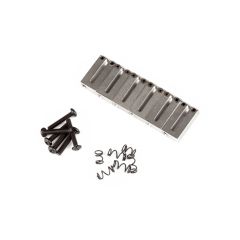 SADDLE FENDER AMERICAN SERIES '86-'07 STRATOCASTER ASSEMBLIES SATIN CHROME