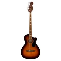 Baixo Acústico Fender Kingman™ Bass, Walnut Fingerboard, Black Pickguard, Shaded Edge Burst