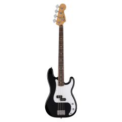 Baixo Fender® Standard Precision Bass®, Laurel Fingerboard, White Pickguard, Black