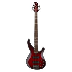 Contrabaixo 5 Cordas Yamaha TRBX605FM Dark Red Burst DRB