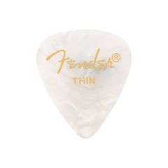 Pack Palheta FENDER 351 SHAPE PREMIUM THIN White Moto - 06 UNIDADES