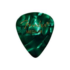 Pack Palheta FENDER 351 SHAPE PREMIUM MEDIUM Green Moto - 06 UNIDADES