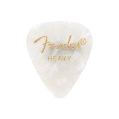 Pack Palheta FENDER 351 SHAPE PREMIUM HEAVY White Moto - 06 UNIDADES