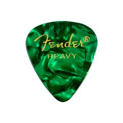 Pack Palheta FENDER 351 SHAPE PREMIUM HEAVY Green Moto - 06 UNIDADES