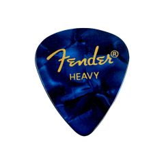 Pack Palheta FENDER 351 SHAPE PREMIUM HEAVY Blue Moto - 06 UNIDADES