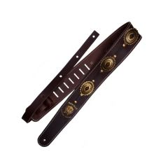 Correia Signature Motörhead Couro Marrom Concho Bronze Richter